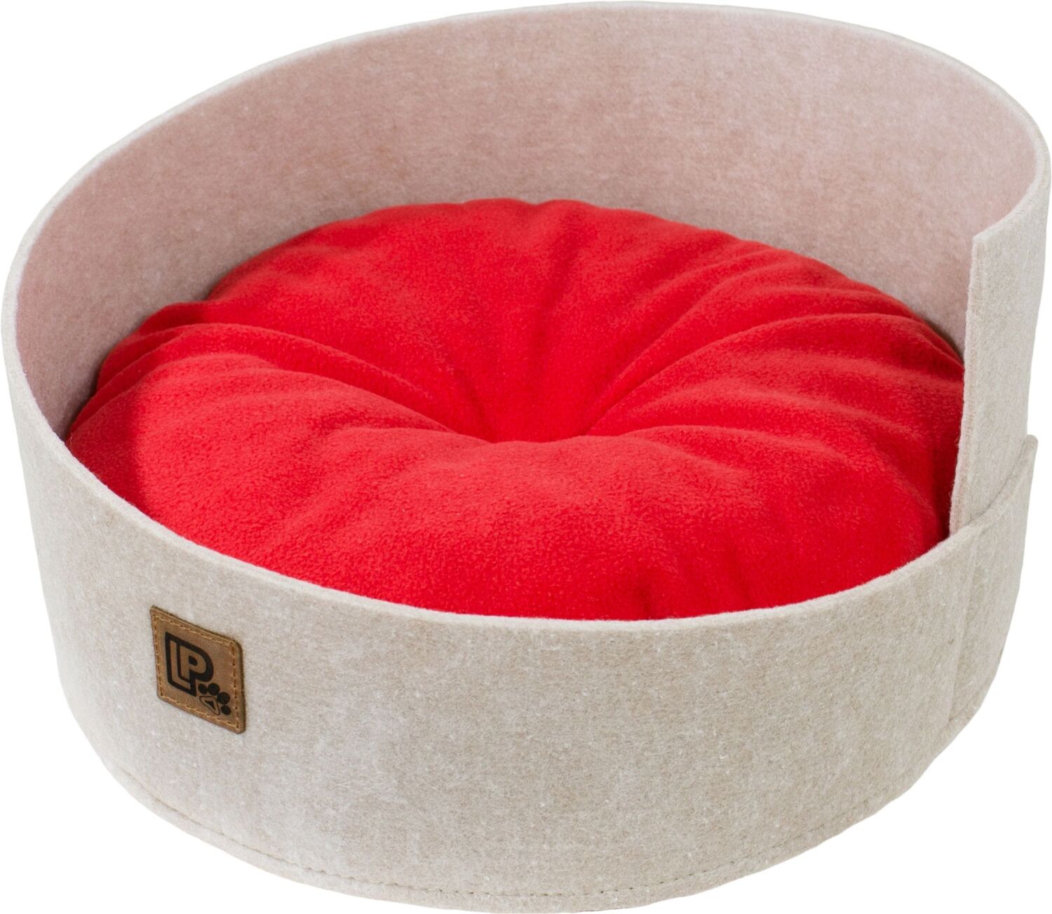 Лежанка Lucky Pet №2 Джаз Бежевый 40x40x22 фото