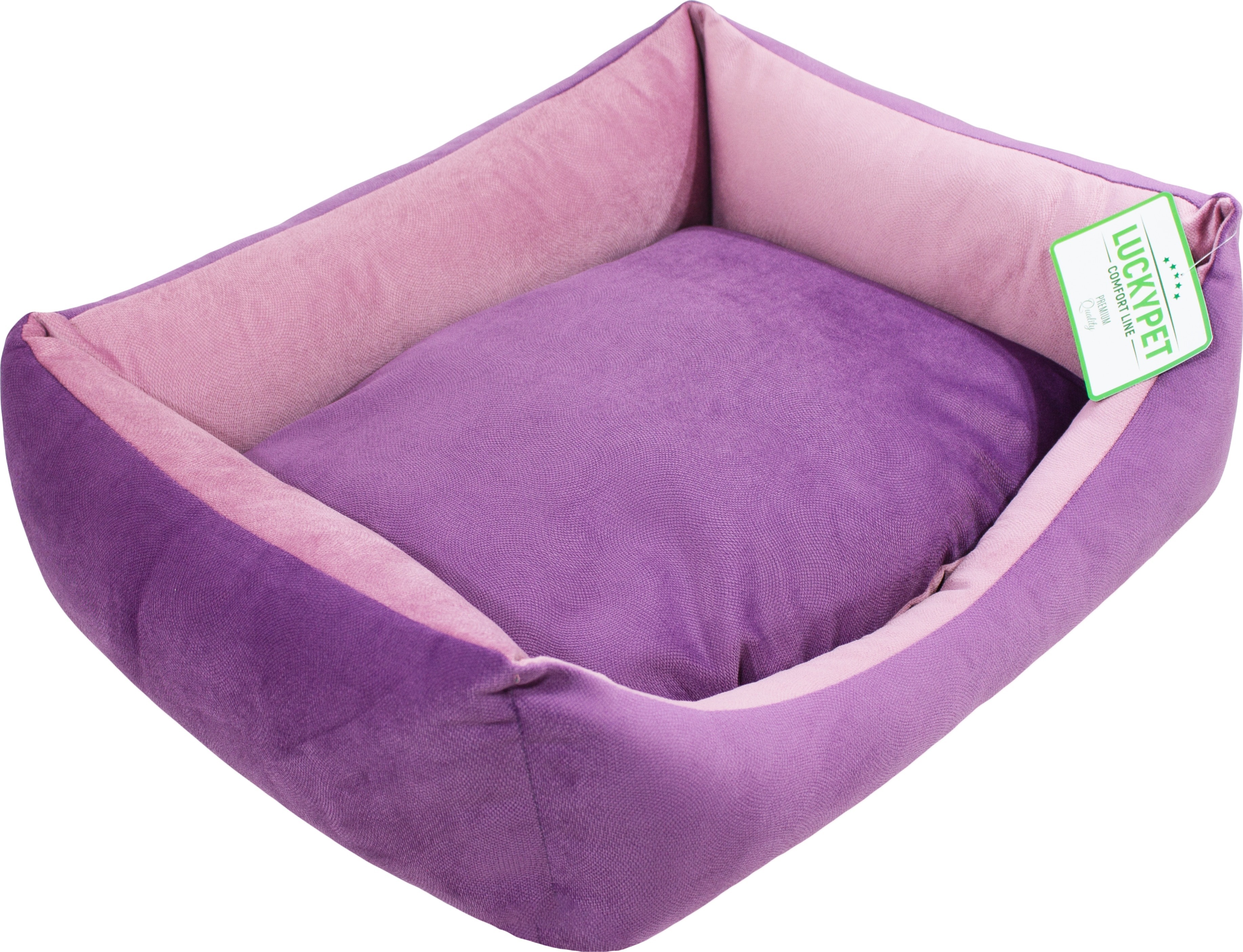 Лежак Lucky Pet №1 Лира-new Сиреневый+Розовый 40x50x16 фото 2