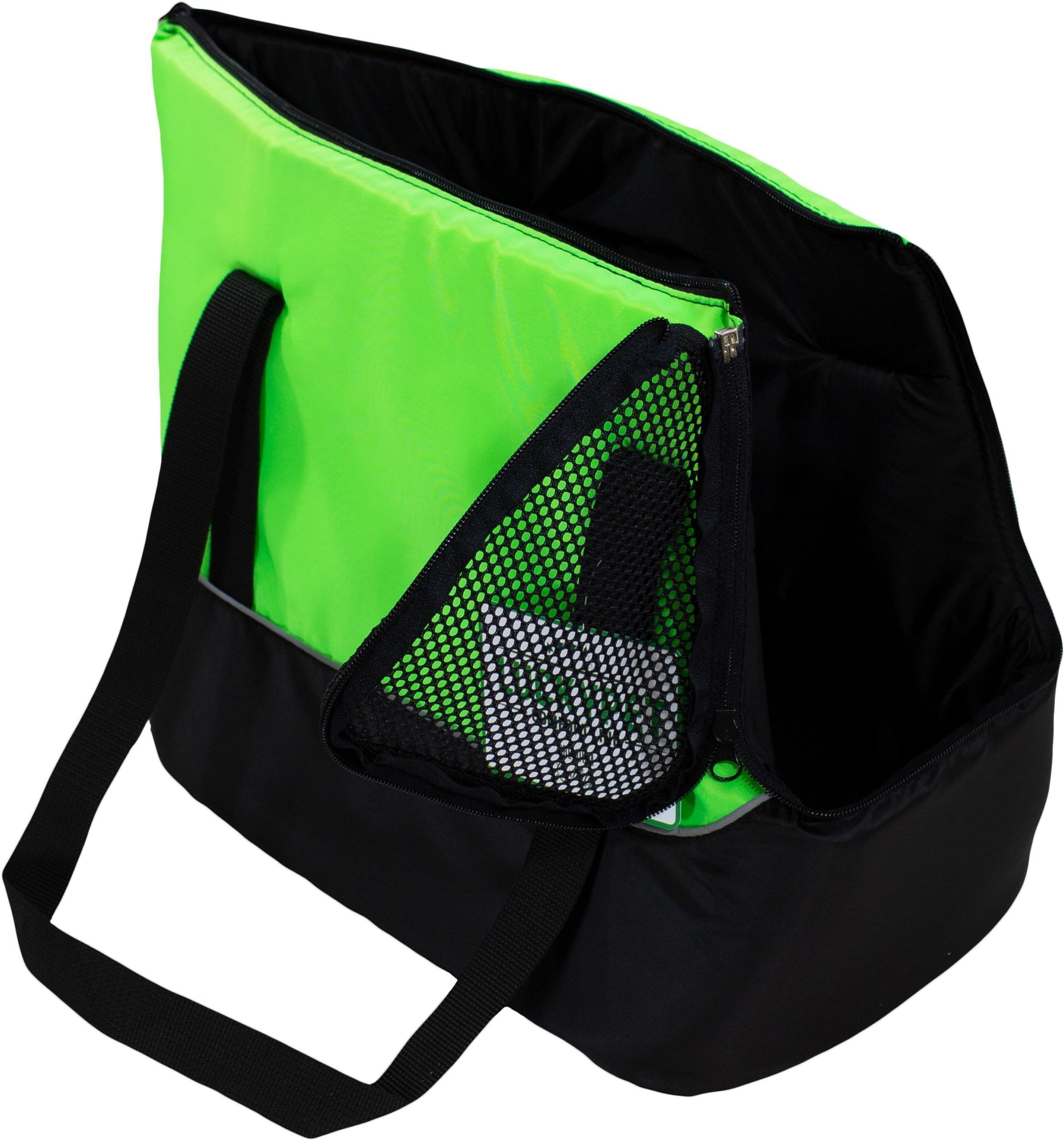 Сумка-переноска Lucky Pet №0 Дарсі Чорний+Салатовийфото2