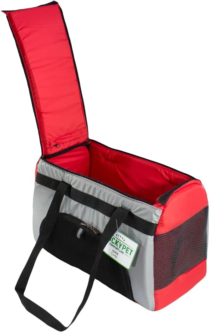 Сумка-тоннель Lucky Pet №0 Арго Красный+Серый фото 2