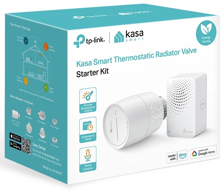 Комплект умный радиаторный термостат с IoT-хабом TP-LINK Kasa Smart KE100 kit (KE100KIT) фото 2