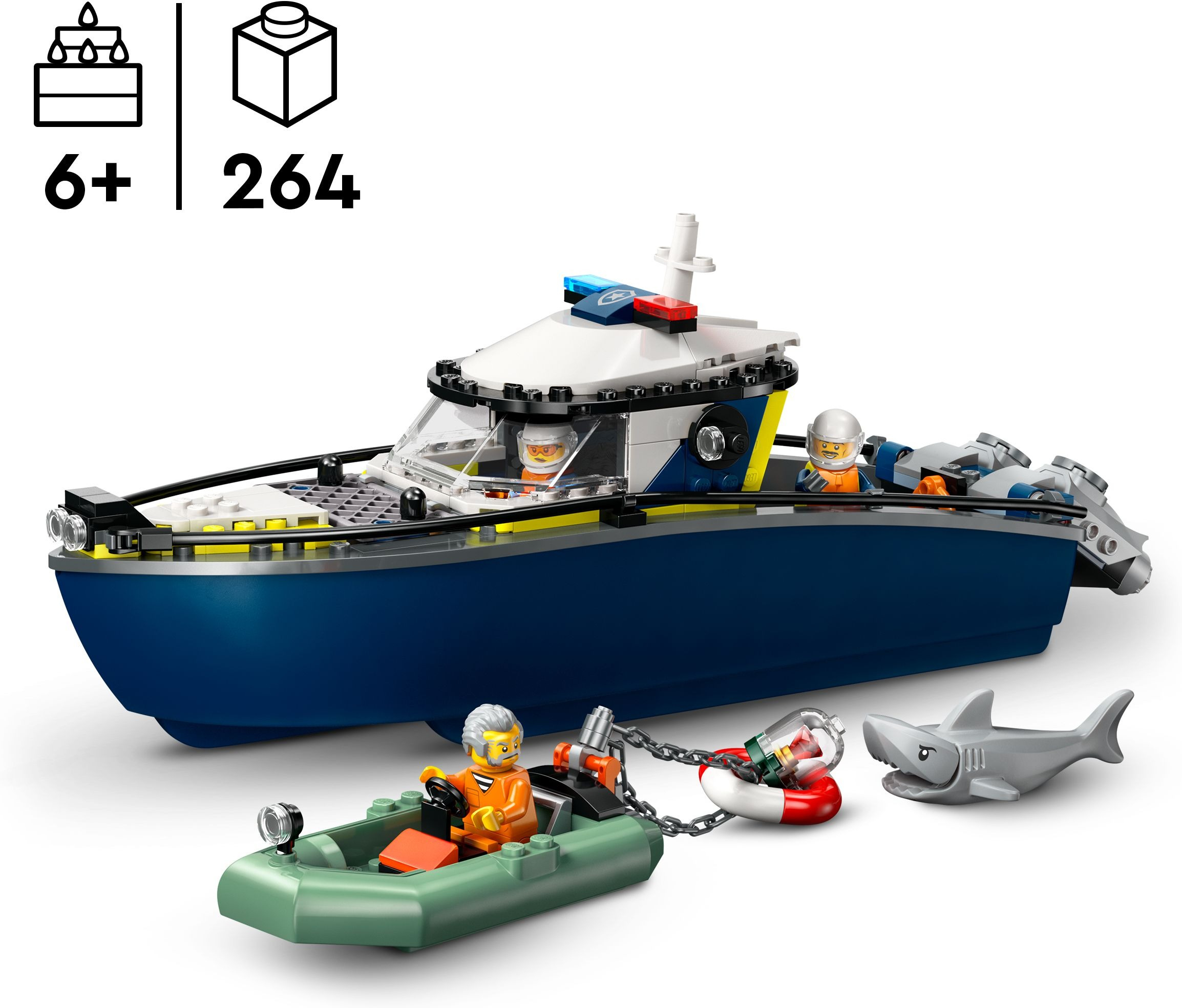 LEGO 60456 Преследование на полицей.. V29 City Police фото 