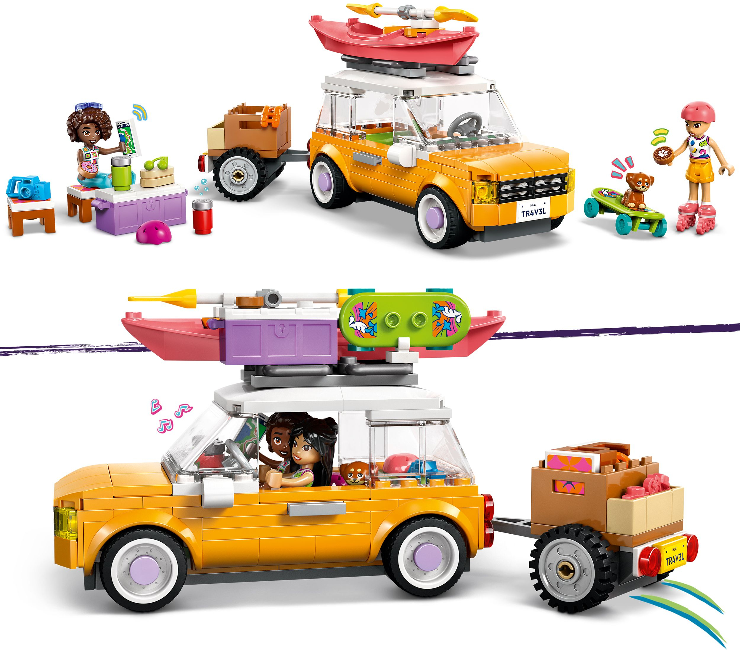 LEGO 42659 Friends Автомобиль для путешествий с друзьями фото 4