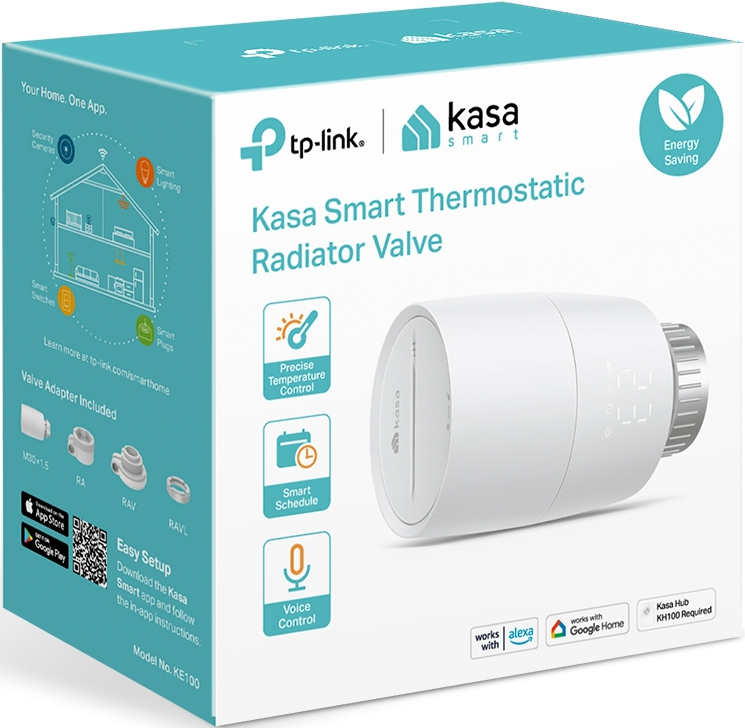 Умный терморегулятор для радиаторов отопления TP-LINK Kasa Smart KE100 (KE100) фото 3