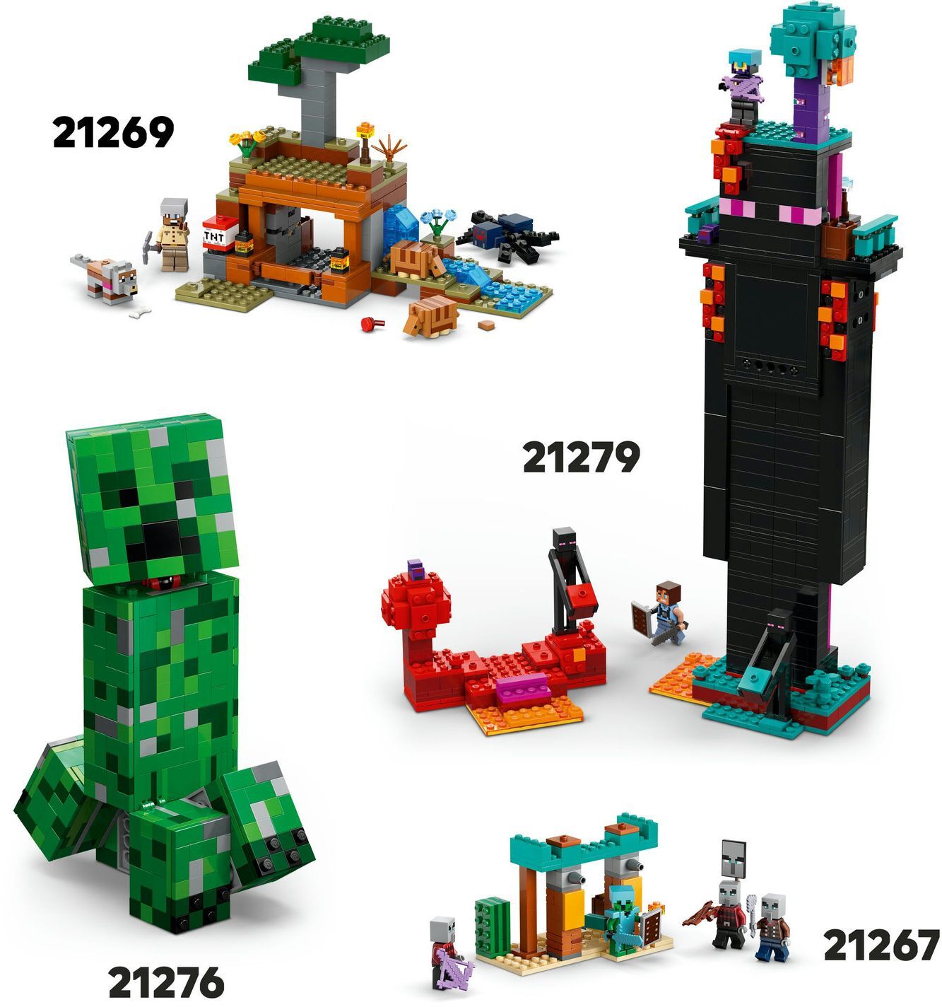 LEGO 21278 Minecraft Аванпост разбойников и опустошитель фото 9