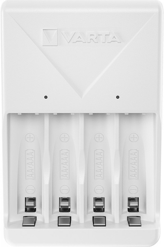 Зарядное устройство Varta Plug Charger + Аккумулятор NI-MH AA2600 мАч 4 шт. (57657101461) фото 2