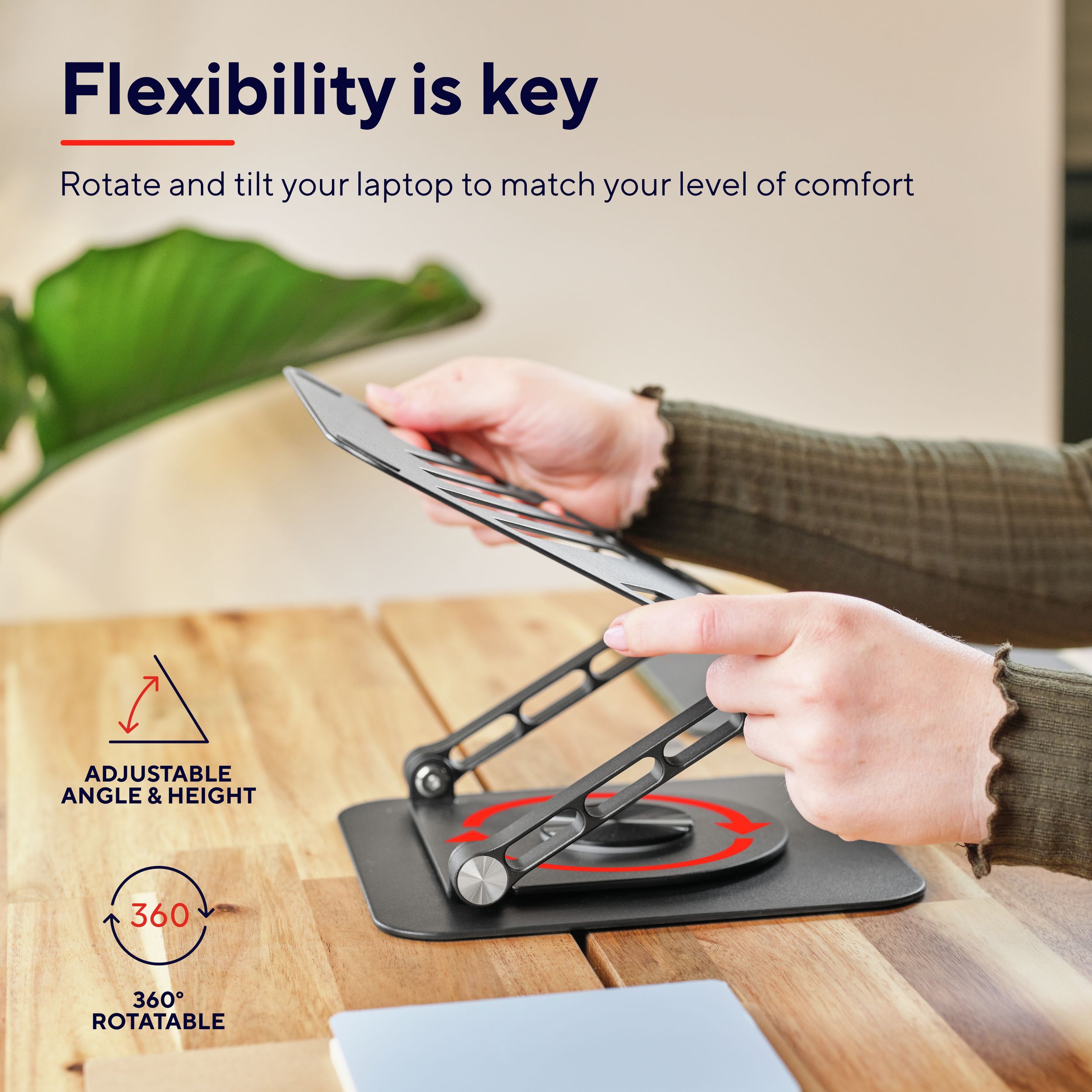 Підставка для ноутбука Trust Zeff Metal, до 16