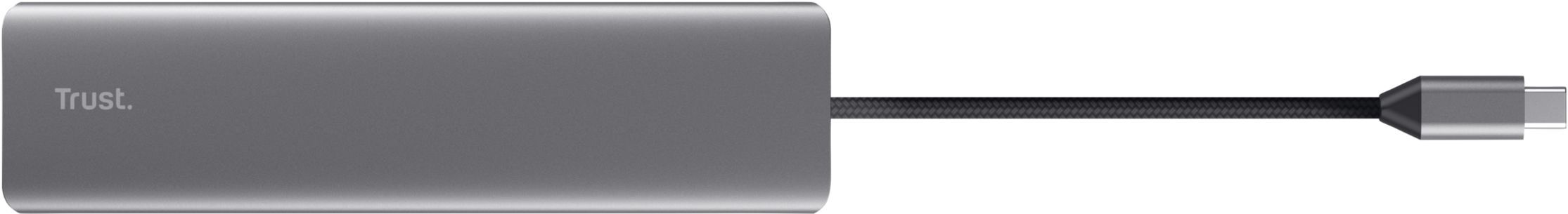 Адаптер Trust Dalyx 7in1 USB-C - 2xUSB-А 3.2/2xUSB-С/2xHDMI/Display Port, 0.16m, Grayфото4