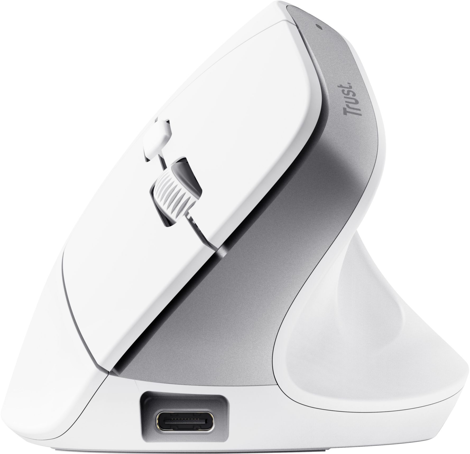 Мышь Trust Bayo+ Multidevice Ergonomic, BT/WL/USB-A, White (25399_TRUST) фото 5