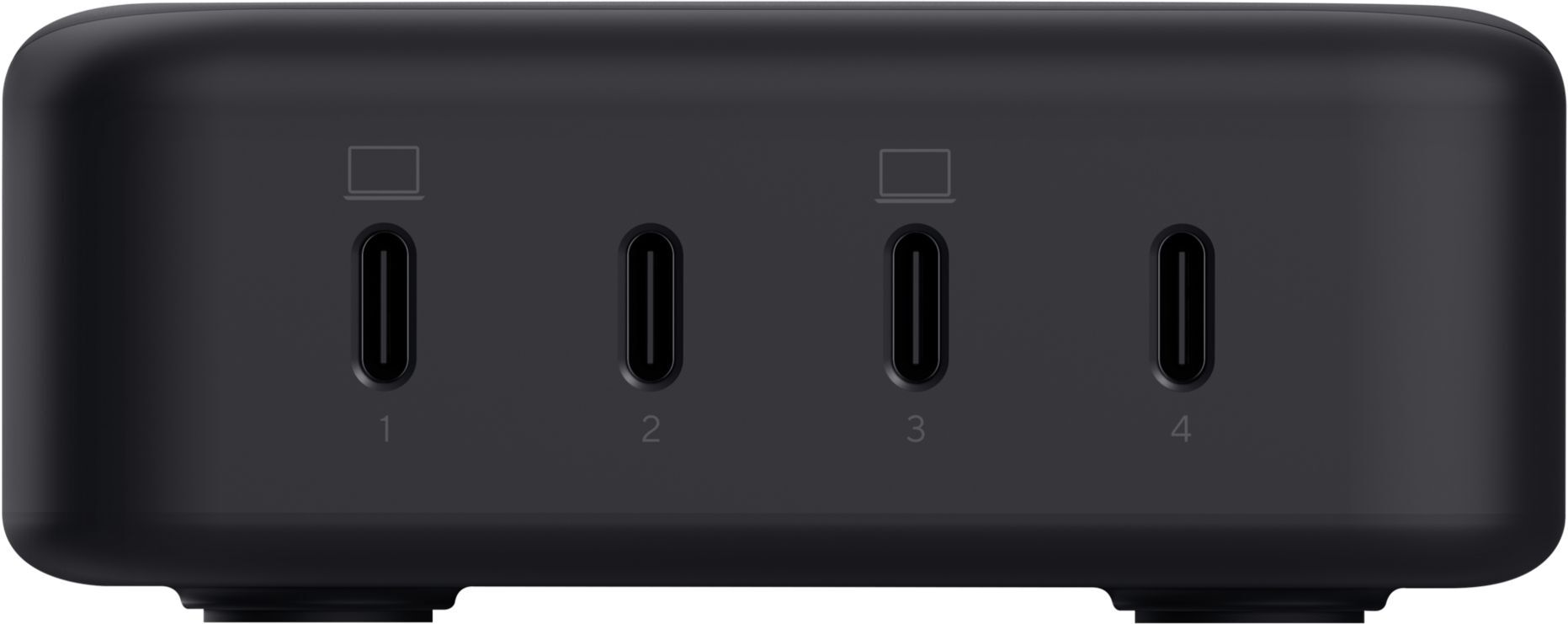Зарядное устройство сетевое Trust Maxo 240Вт,GaN, 4xUSB-C,PD, Black фото 2