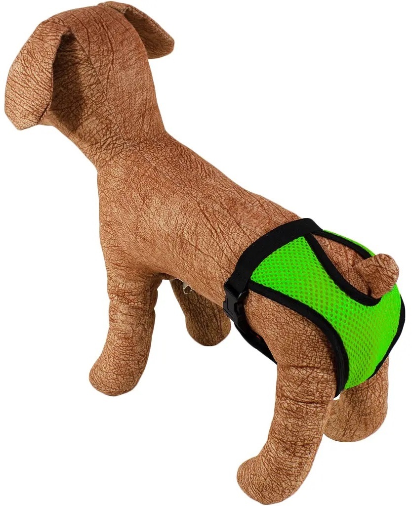 Трусы гигиенические для собак Lucky Pet салатовые размер M 43см-51см фото 2