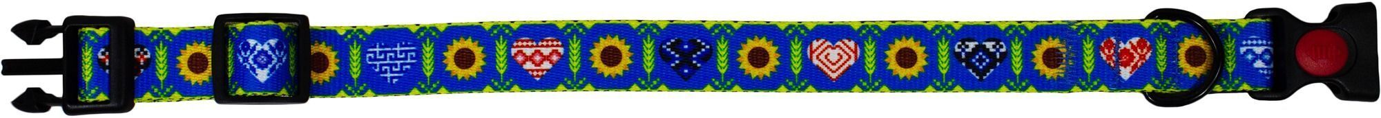 Ошейник Lucky Pet капроновый Символика 25мм/43-66см фото 2