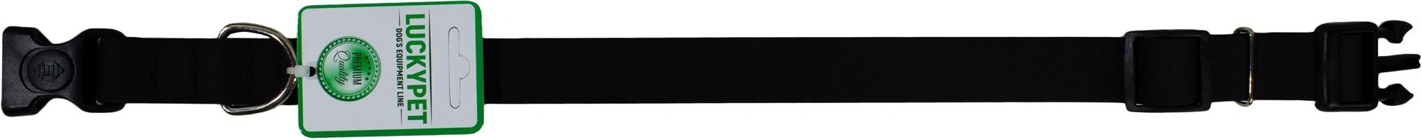 Ошейник Lucky Pet из водонепроницаемой ленты черный 2,5см/37-55см фото 2