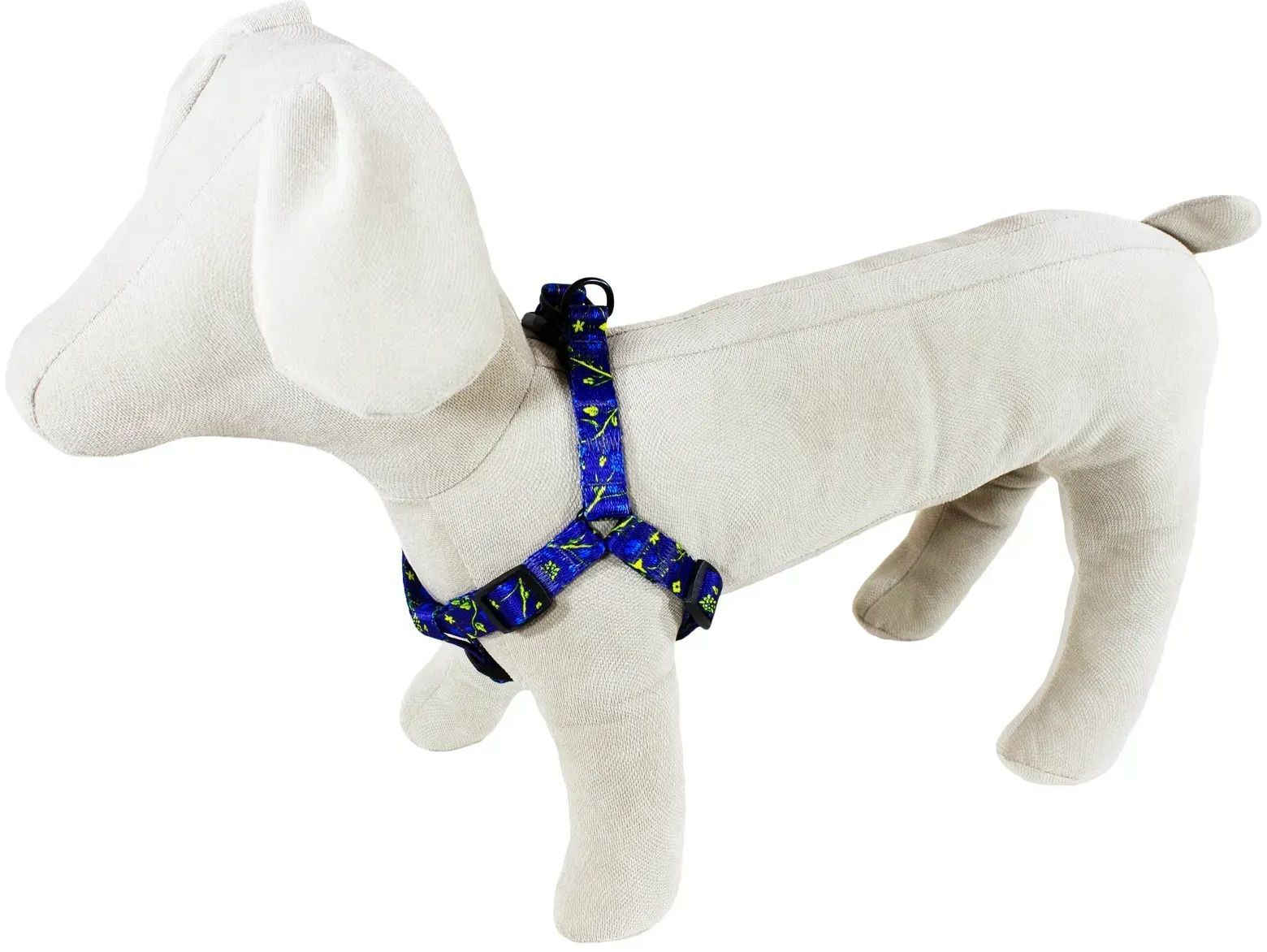 Шлея Lucky Pet капроновая Украинский вечер 25мм/50-81см фото 2