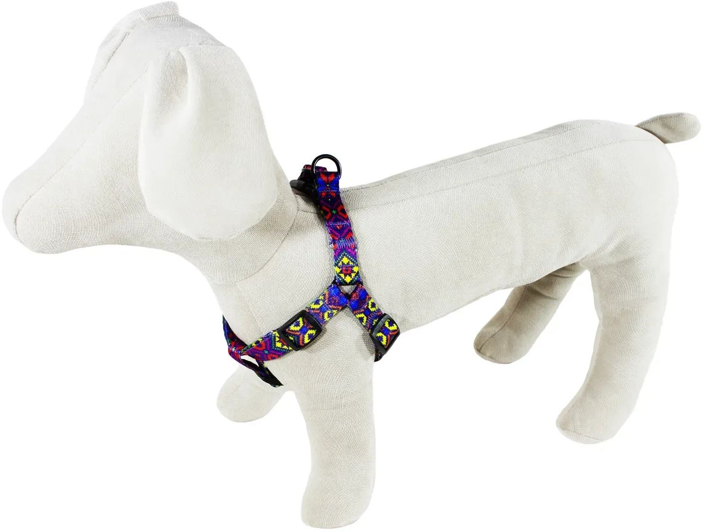 Шлея Lucky Pet капроновая Орнамент 20мм/45-64см фото 2