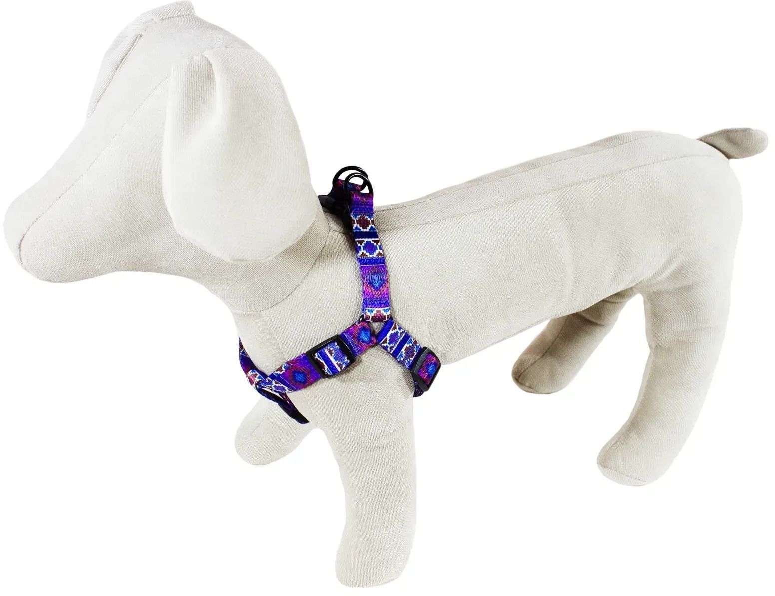 Шлея Lucky Pet капроновая Коломийка 10мм/26-40см фото 2