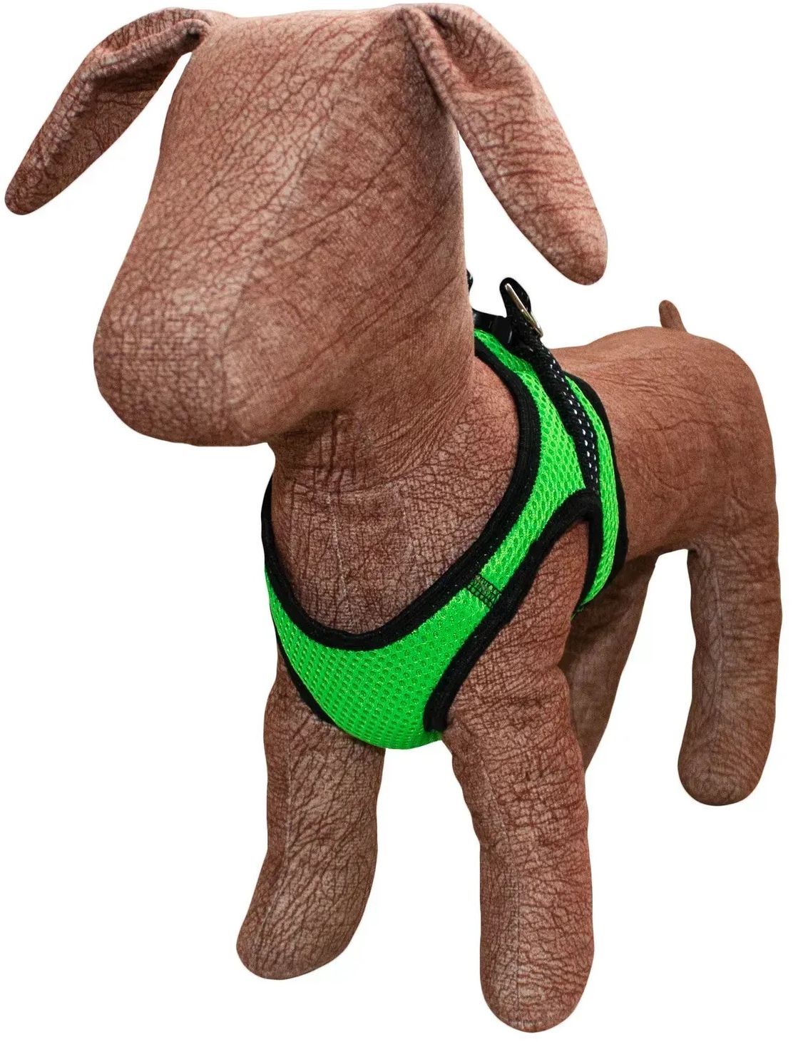 Нагрудник Lucky Pet из сетки двойной №5 салатовый 41-43см/50-52см фото 