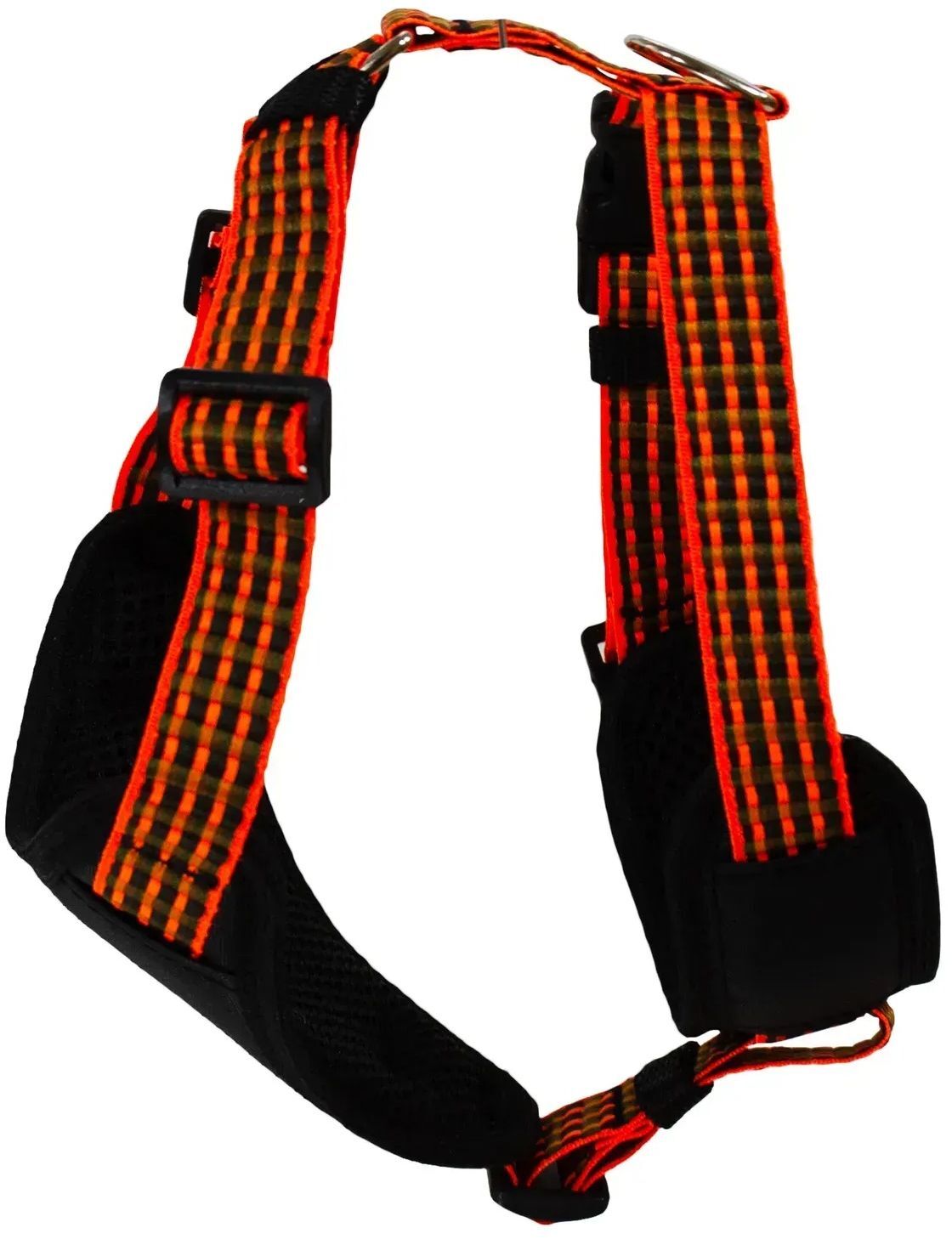Нагрудник Lucky Pet Микс черно-оранжевый 32-48см/40-50см фото 2