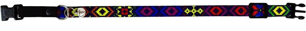 Ошейник для котов Lucky Pet капроновый Орнамент 10мм/18-28см фото 2