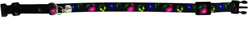Нашийник для котів Lucky Pet капроновий Квіткова ніч 10мм/18-28смфото2