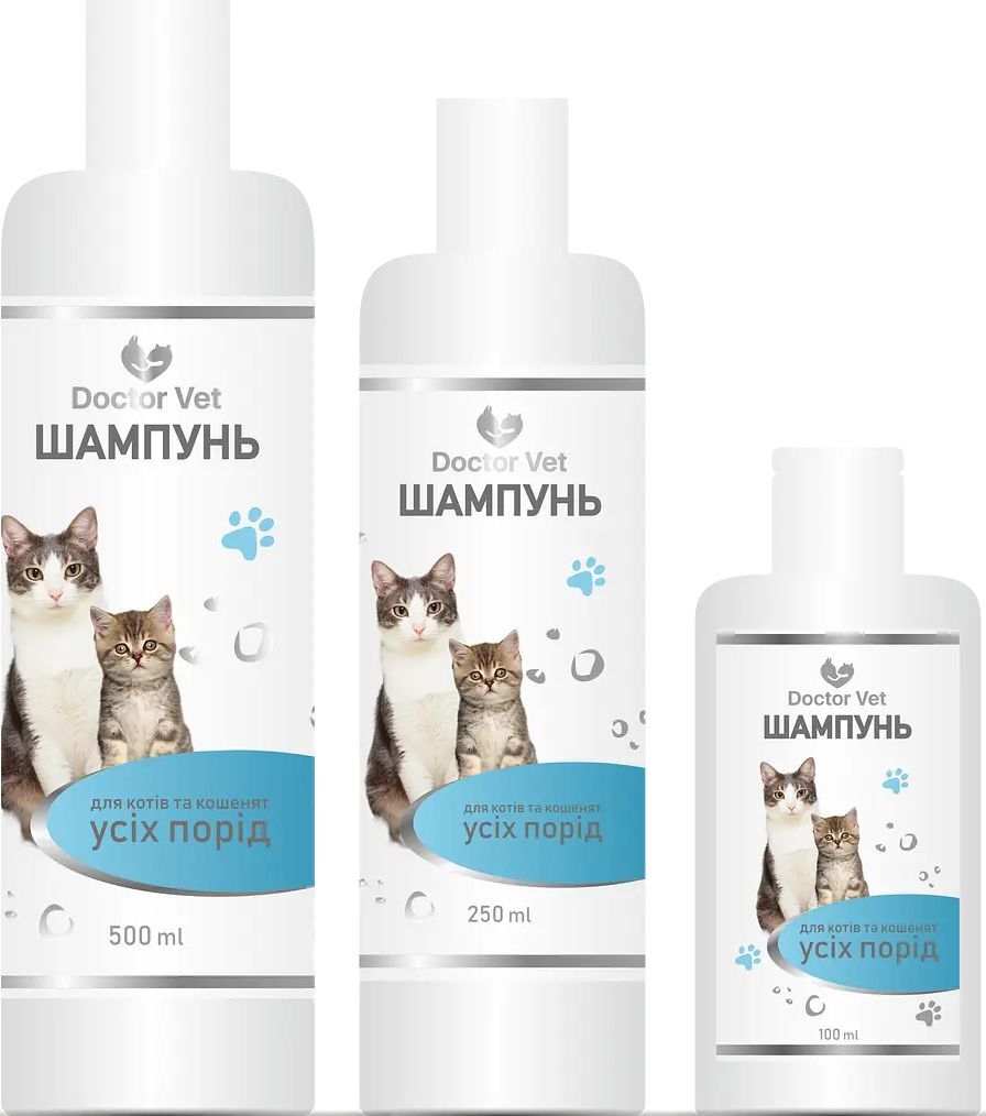 Шампунь Doctor Vet для кошек и котят всех пород 100 мл фото 4