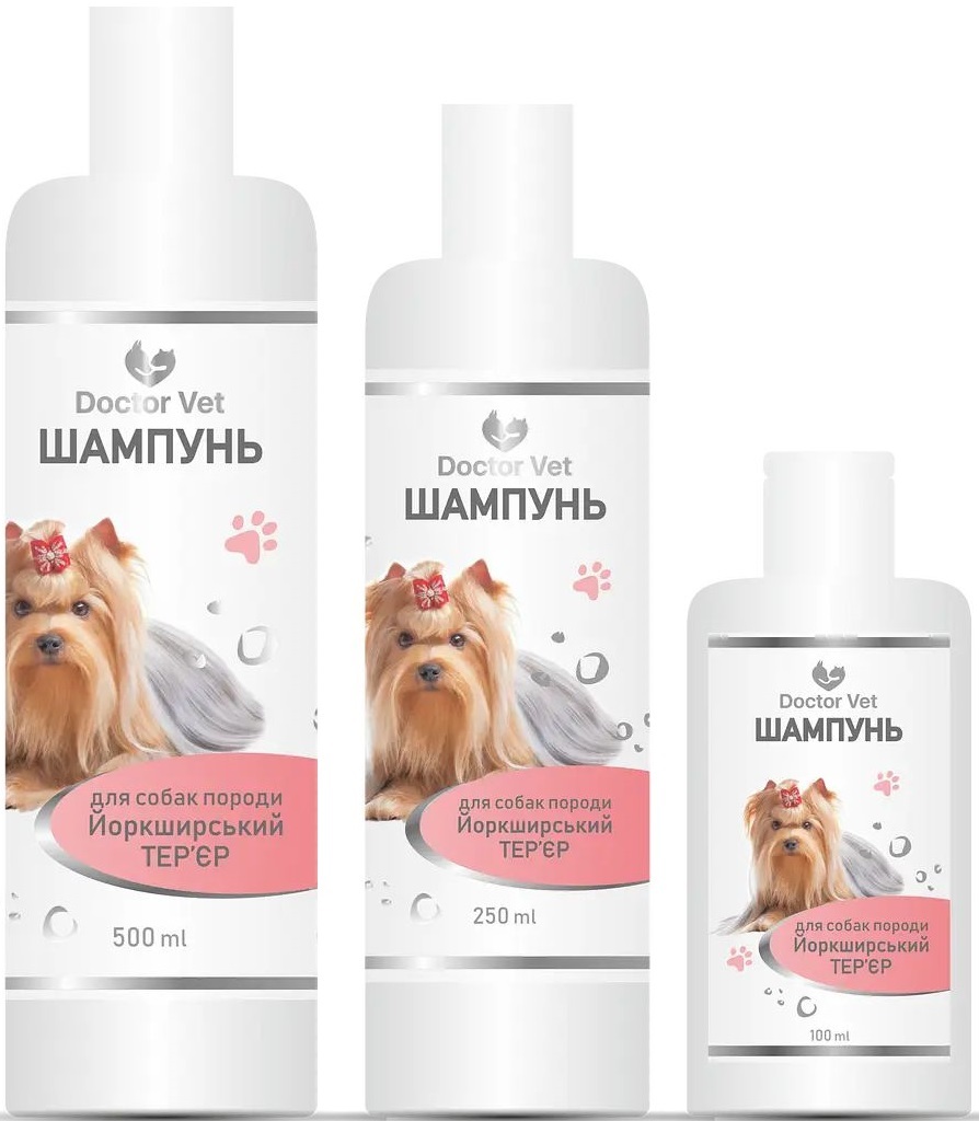 Шампунь Doctor Vet для собак породы йоркширский терьер 100 мл фото 