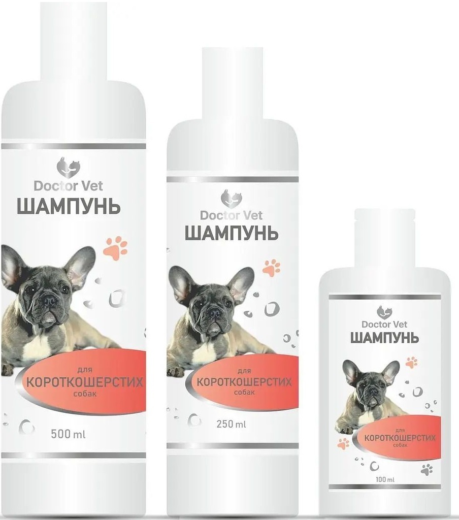 Шампунь Doctor Vet для короткошерстих собак 500 млфото4