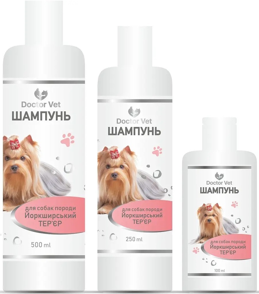 Шампунь Doctor Vet для собак породи Йоркширський тер’єр 500 млфото