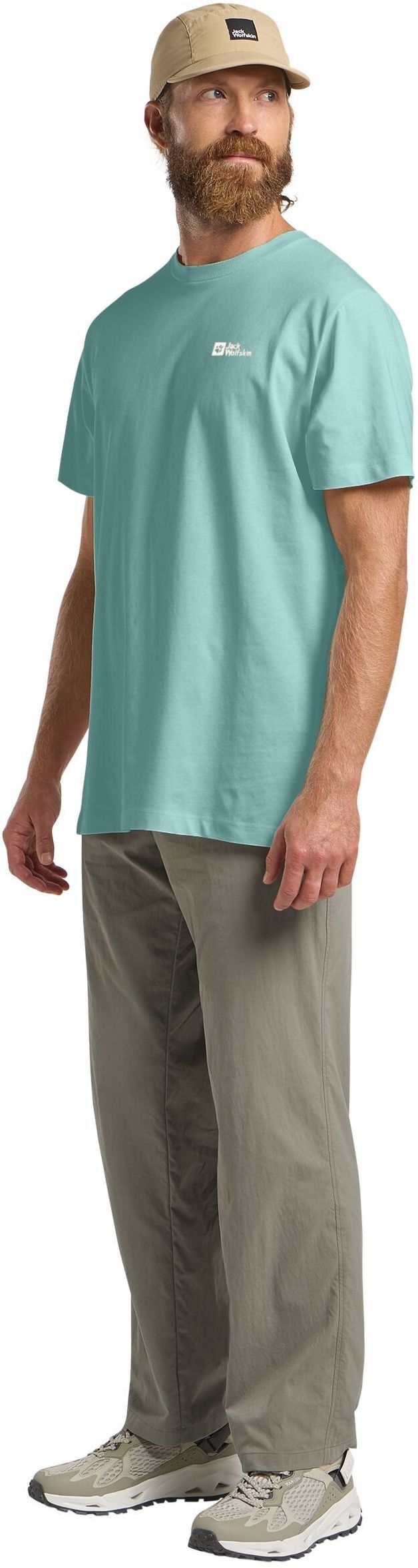 Футболка мужская Jack Wolfskin Essential T M 1808382_E0180 L бирюзовая фото 6
