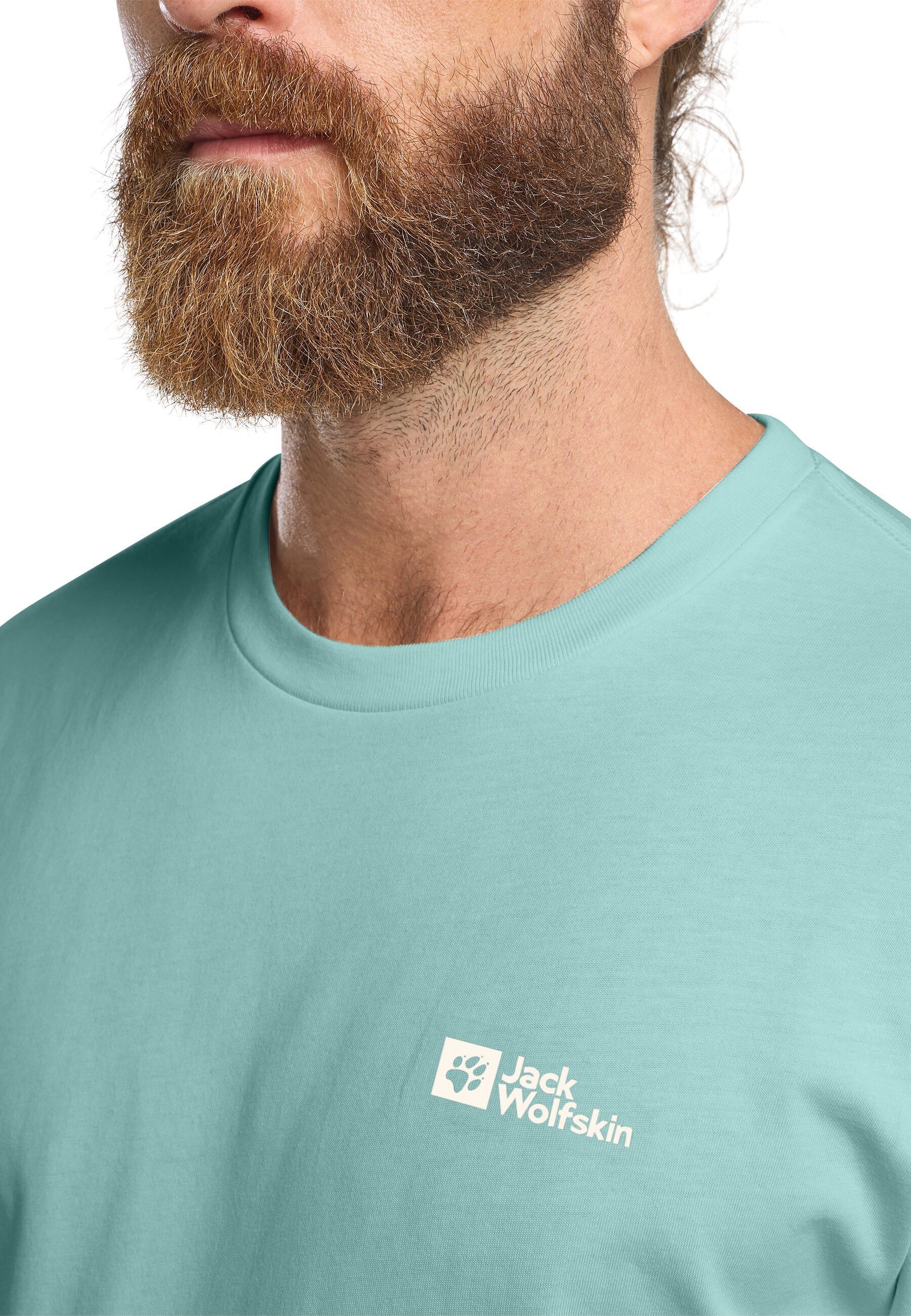 Футболка мужская Jack Wolfskin Essential T M 1808382_E0180 L бирюзовая фото 4