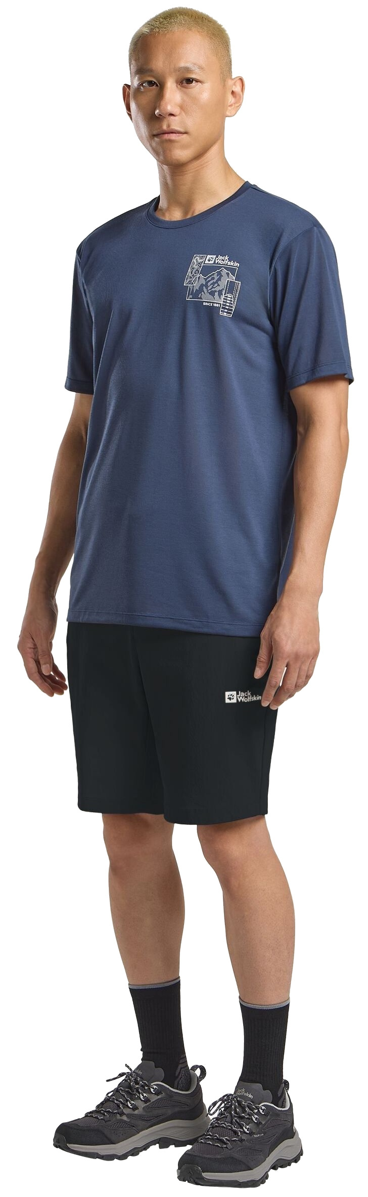 Шорты мужские Jack Wolfskin Hikeout Shorts M A63930_6000 46 черные фото 3