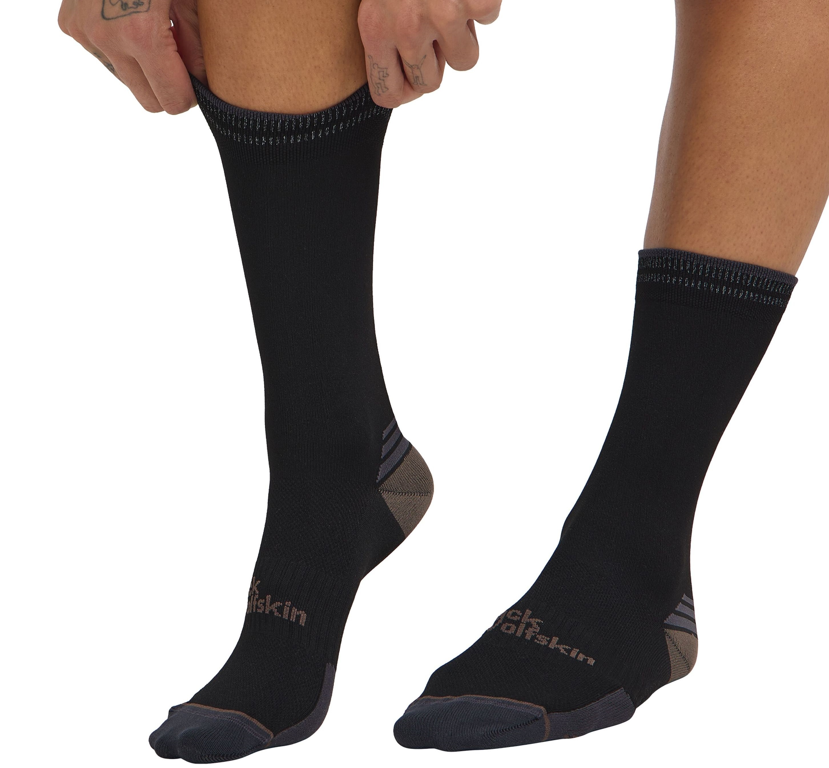 Носки треккинговые Jack Wolfskin Prelight Sock Cl C A63868_6000 44-46 черные фото 6