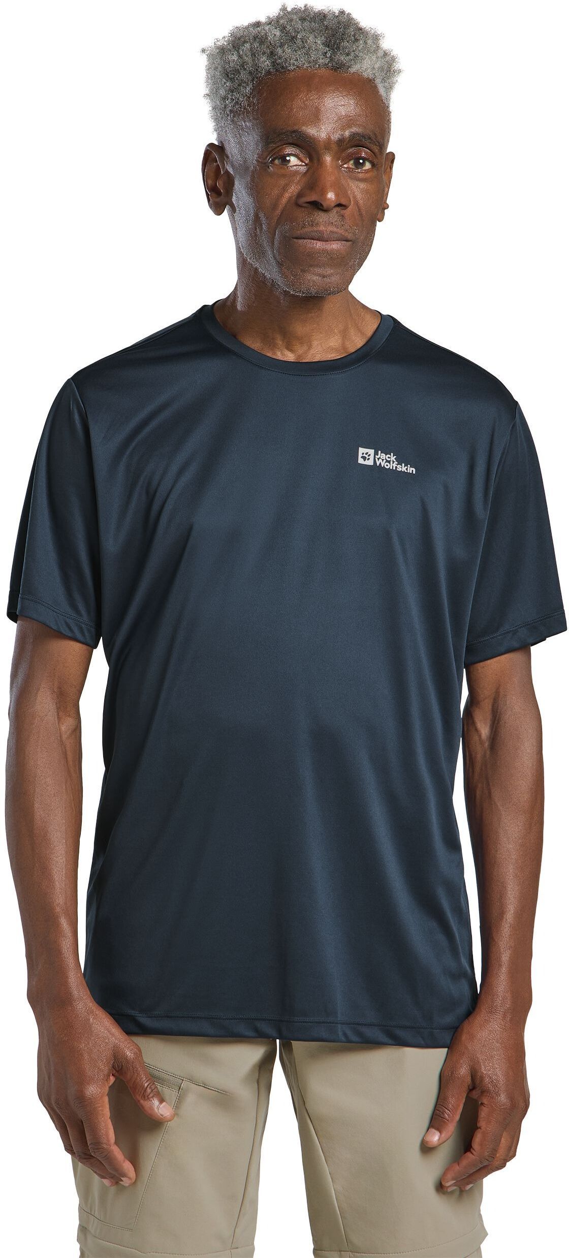 Футболка спортивная мужская Jack Wolfskin Tech T M A63293_C0412 L синяя фото 3