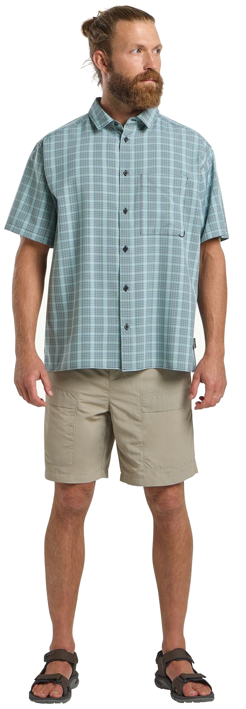 Шорты мужские Jack Wolfskin Tihama Shorts M A63699_4030 46 серые фото 3