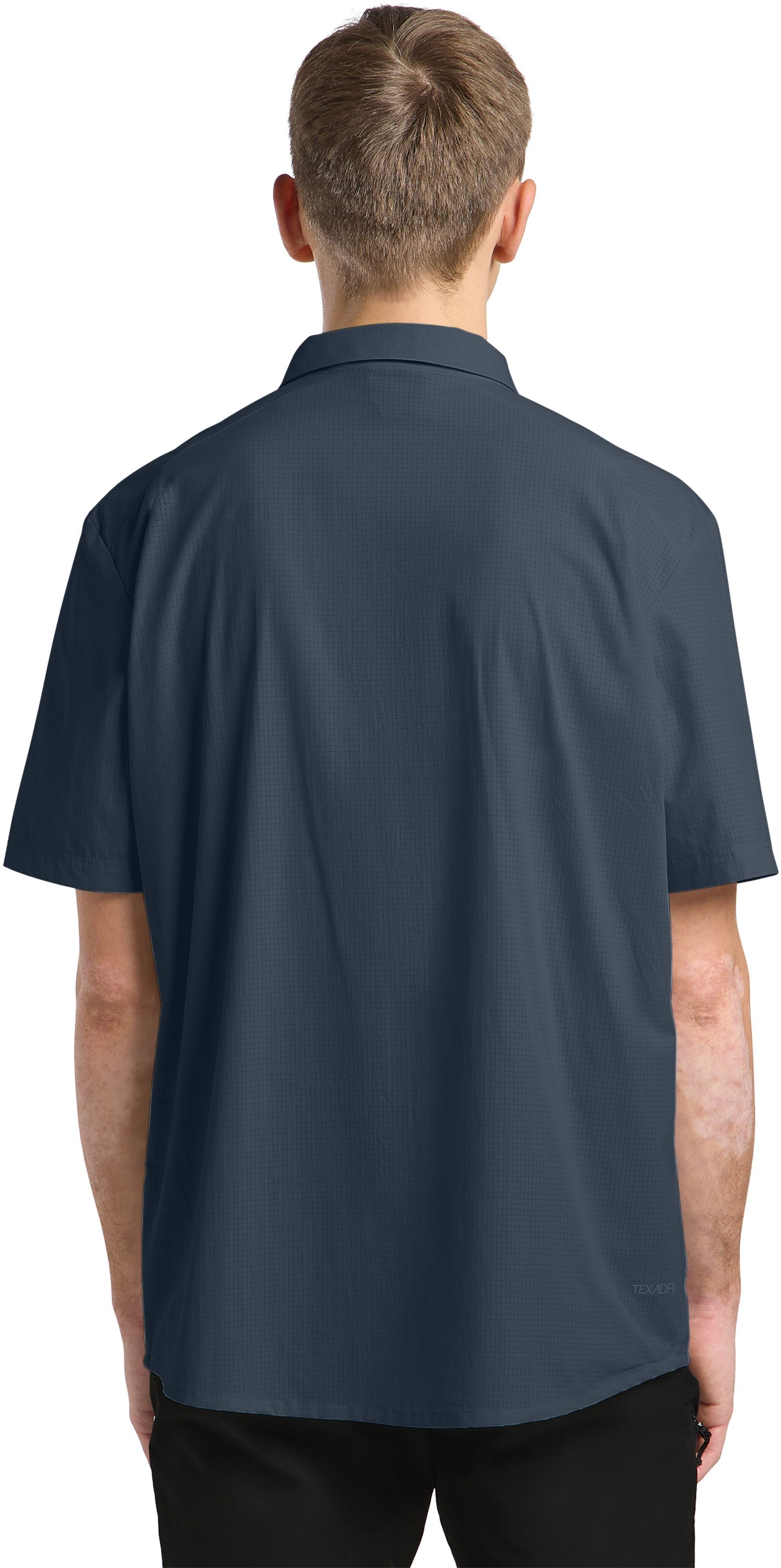 Рубашка мужская Jack Wolfskin Vandra S/S Shirt M 1404071_C0412 M темно-синяя фото 3
