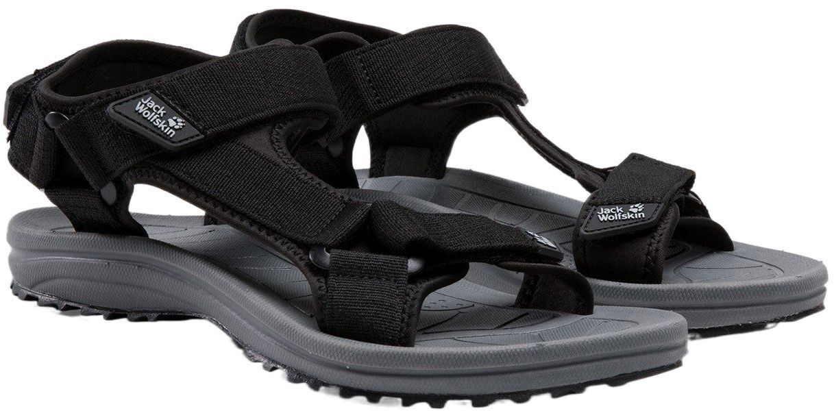 Сандали мужские Jack Wolfskin Wave Breaker M 4052011_6000 47 (12 UK) черные фото 