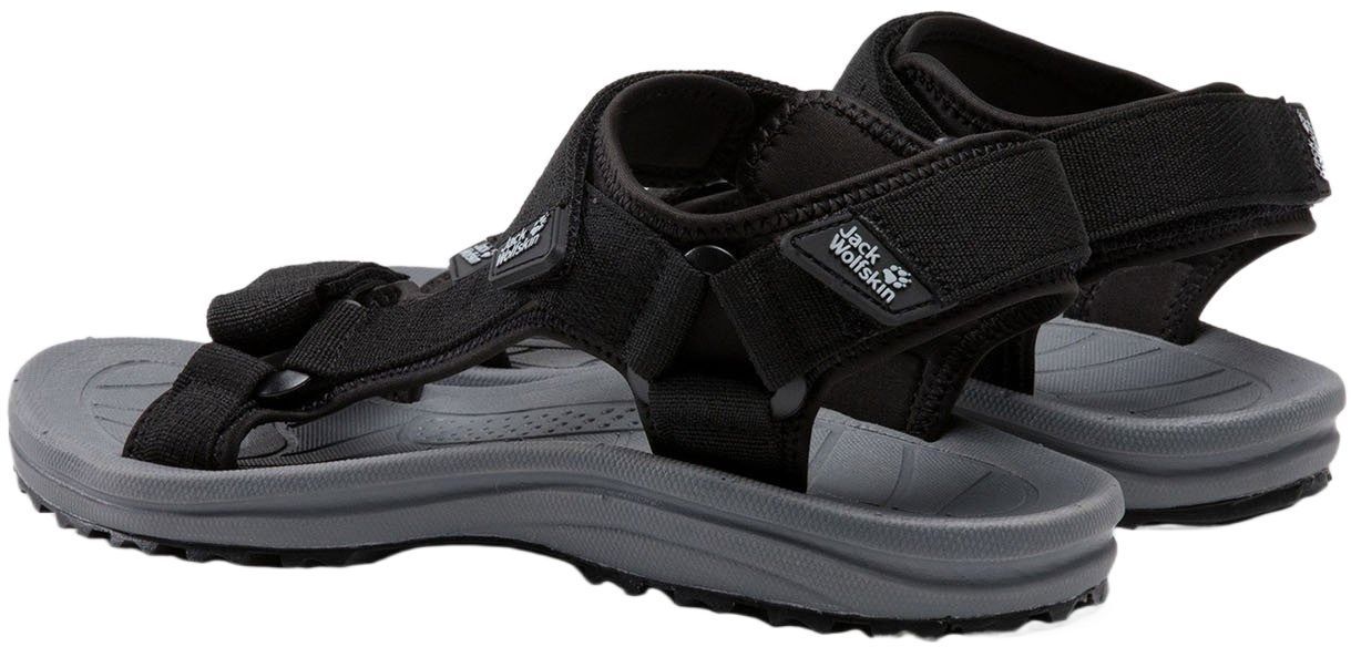 Сандали мужские Jack Wolfskin Wave Breaker M 4052011_6000 47 (12 UK) черные фото 