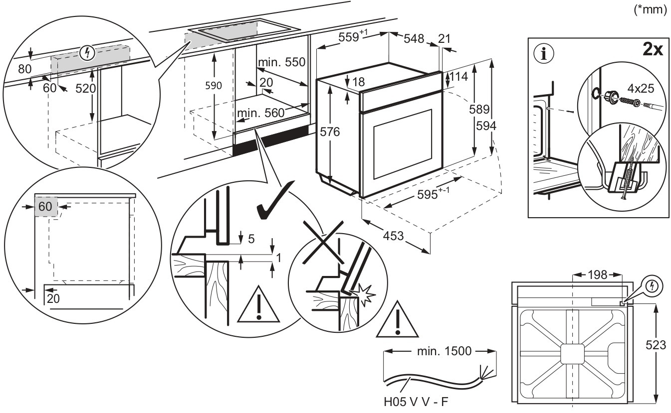 Духовой шкаф Electrolux LOF6P16Z фото 2