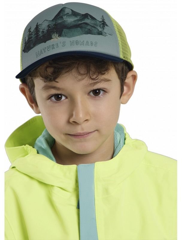 Кепка детская Jack Wolfskin Animal Mesh Cap K 1908565_T0224 OS голубая зеленая фото 2