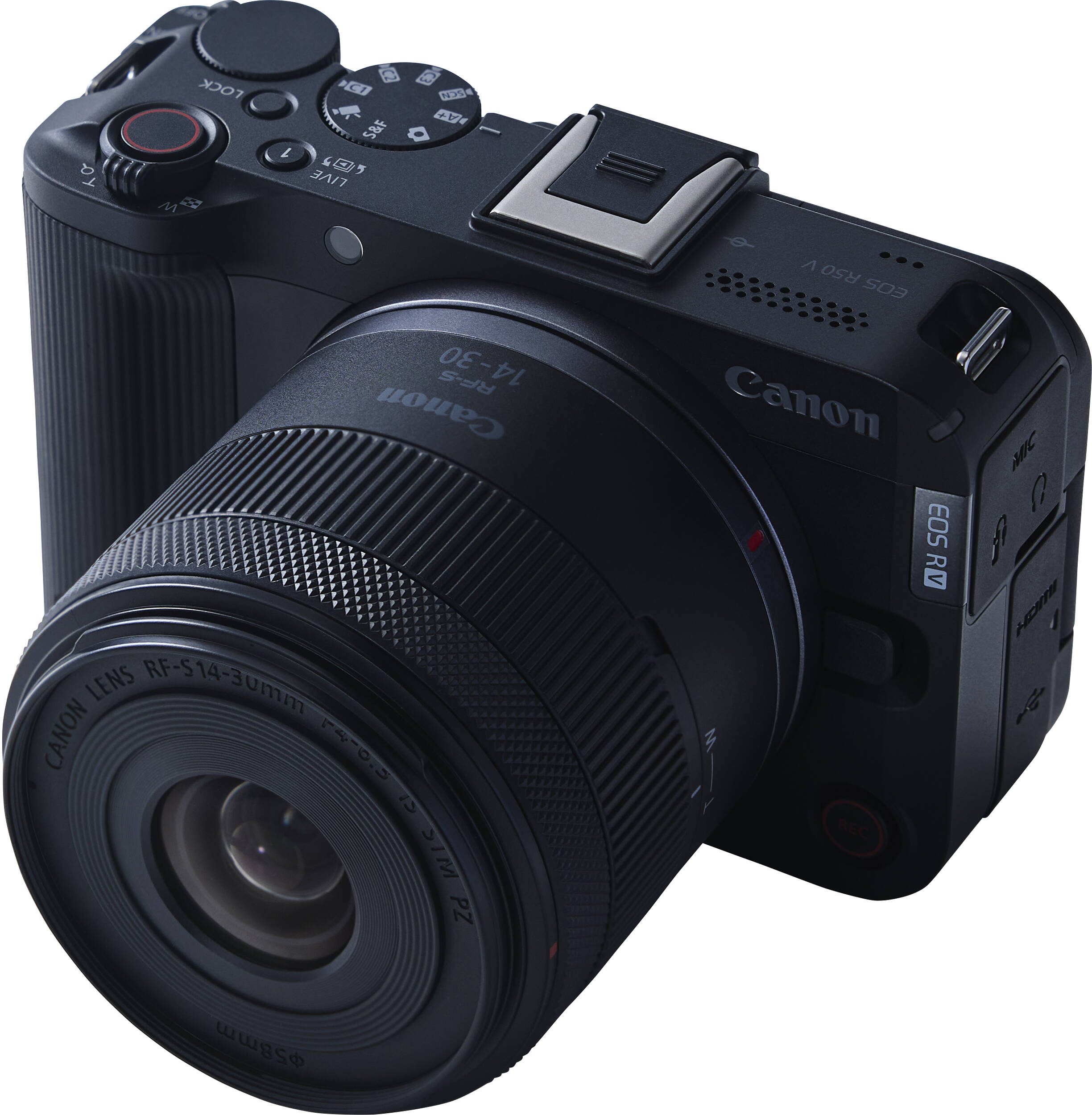 Фотоаппарат CANON EOS R50 V + RF-S 14-30 IS STM PZ Black (6895C025) фото 2