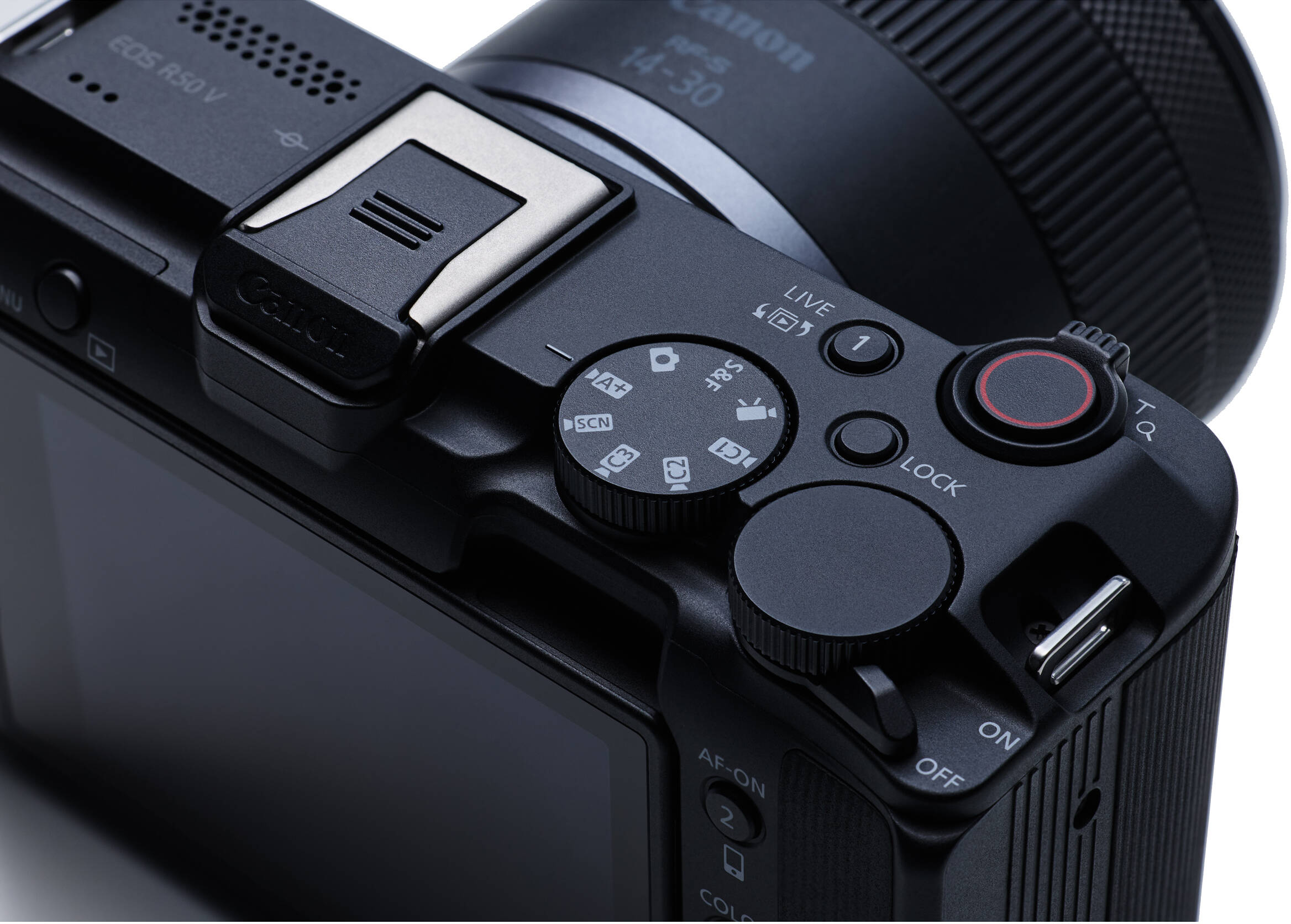 Фотоаппарат CANON EOS R50 V + RF-S 14-30 IS STM PZ Black (6895C025) фото 11