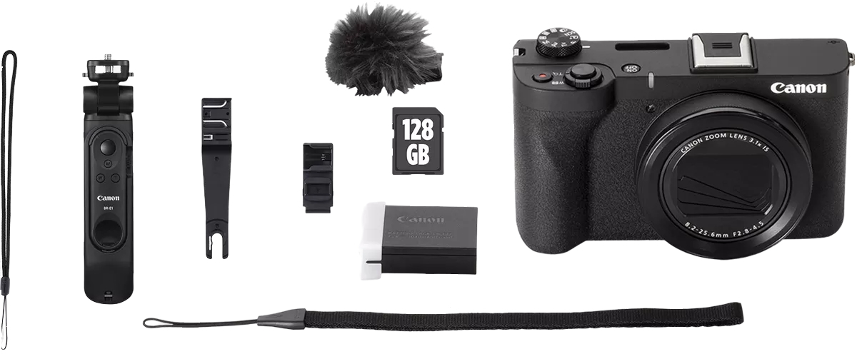 Фотоапарат CANON PowerShot V1 Black VLogger Kit (6390C006)фото8