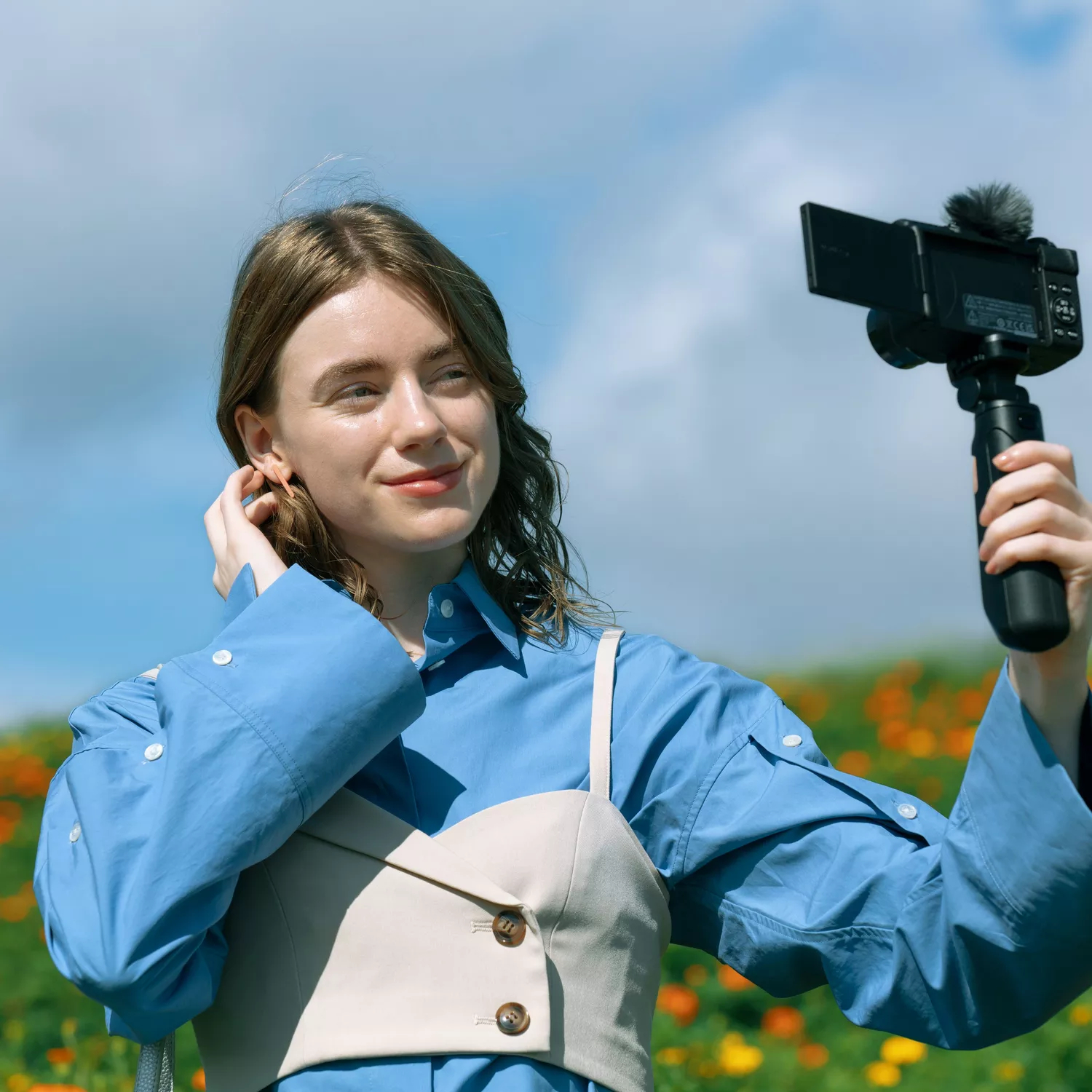 Фотоапарат CANON PowerShot V1 Black VLogger Kit (6390C006)фото14