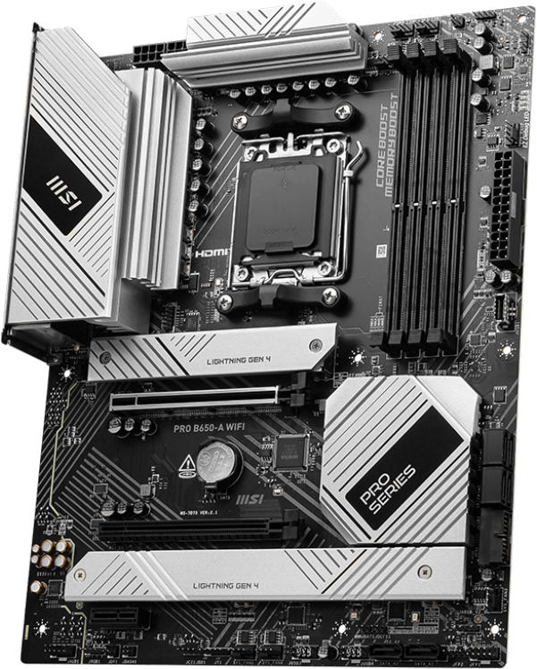 Материнcкая плата MSI PRO B650-A WIFI (911-7D75-013) фото 