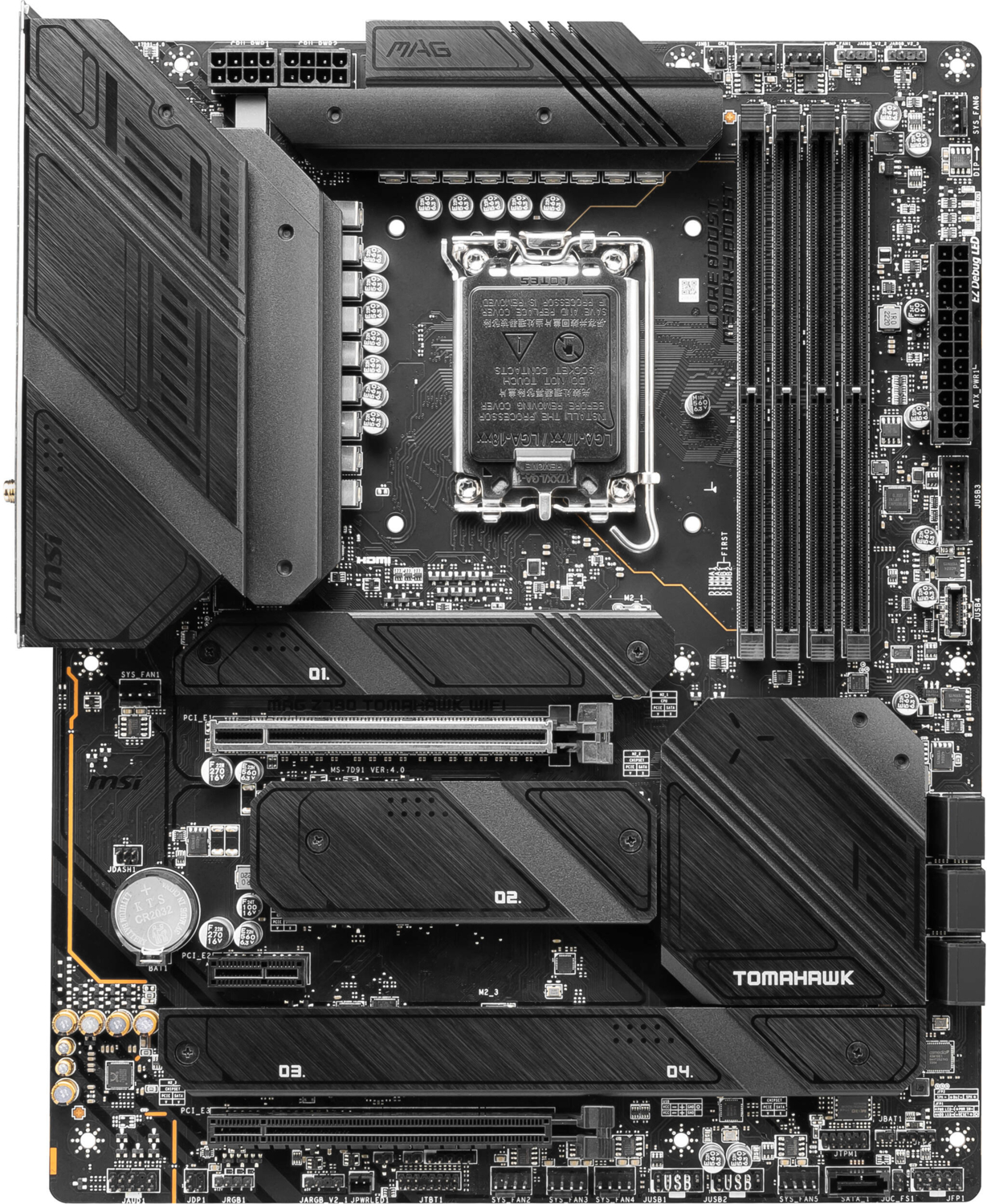 Материнcкая плата MSI MAG Z790 TOMAHAWK WIFI (911-7D91-046) фото