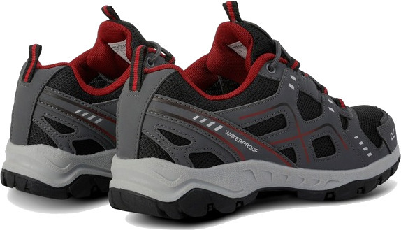 Напівчеревики трекінгові чоловічі Regatta Vendeavour RMF785-KAR 41 (7 UK) сірі з червоним і чорніфото