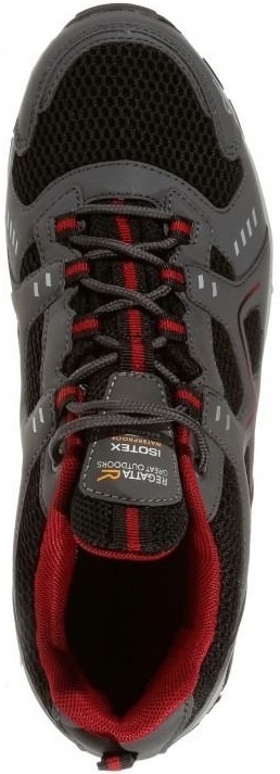 Напівчеревики трекінгові чоловічі Regatta Vendeavour RMF785-KAR 41 (7 UK) сірі з червоним і чорніфото