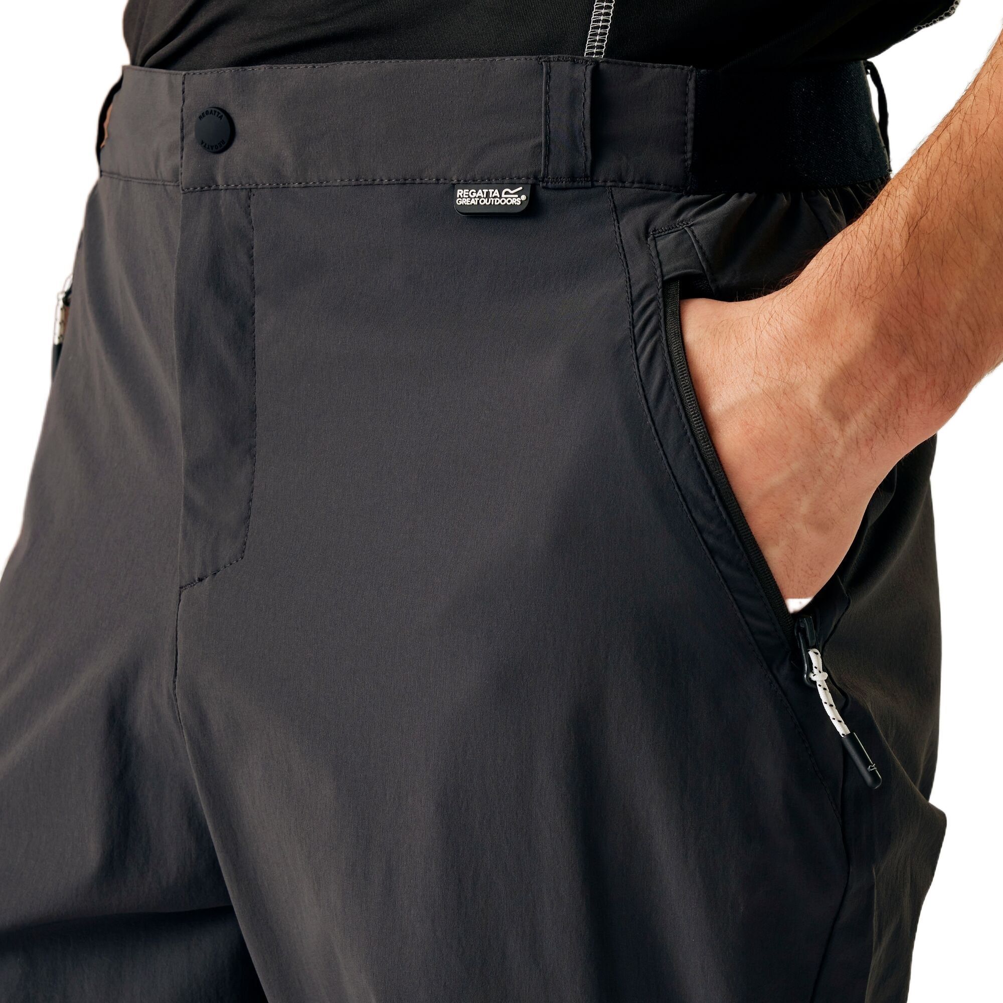 Штаны мужские Regatta Travel Light Pk Away RMJ300-61I 32 серые фото 6
