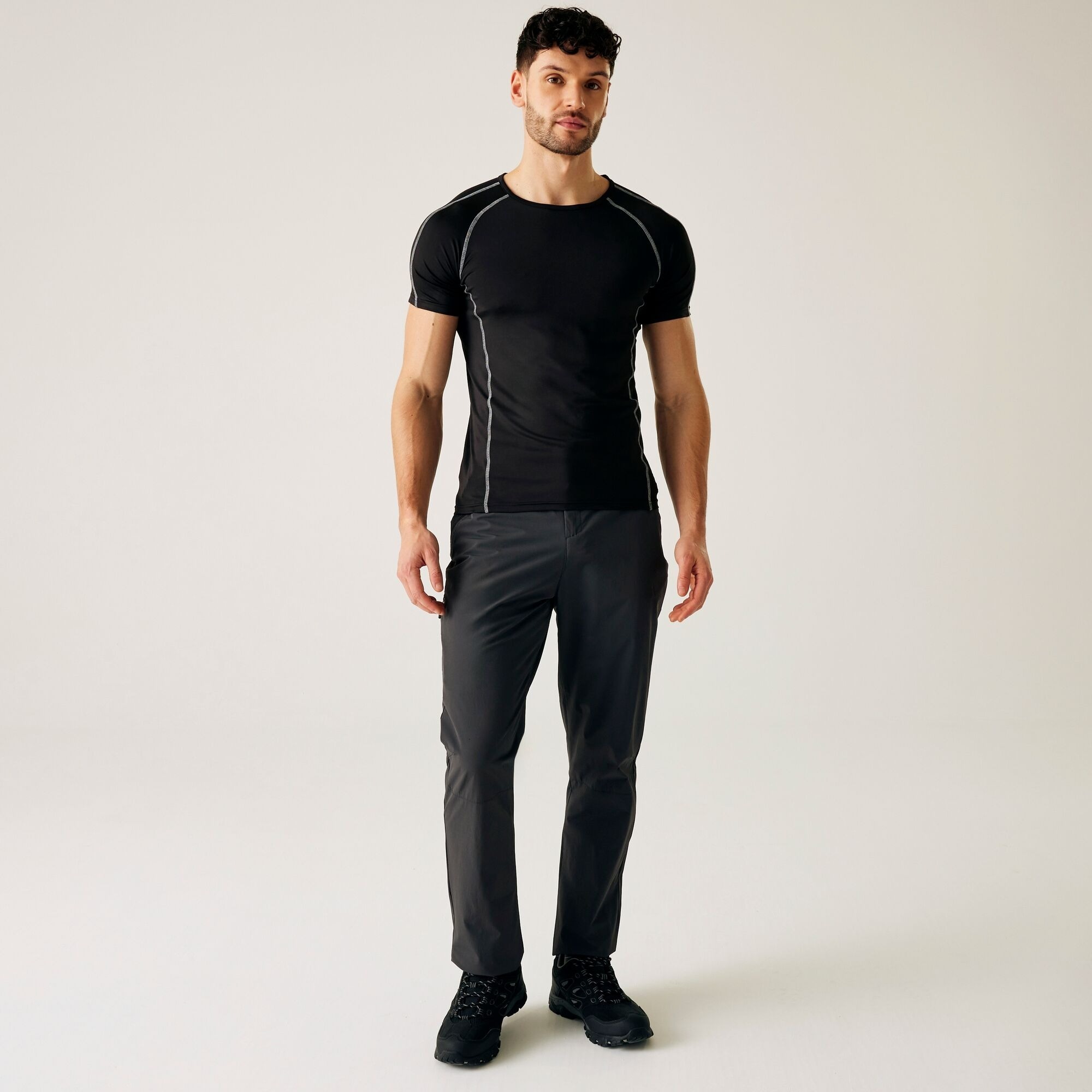 Штаны мужские Regatta Travel Light Pk Away RMJ300-61I 32 серые фото 7