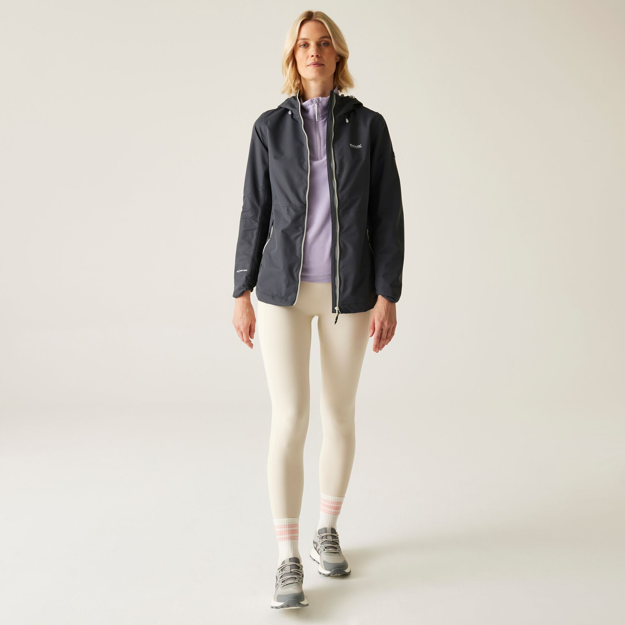 Вітровка жіноча Regatta HamaraIV RWW458-D7A 10 сірафото12